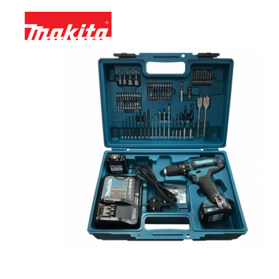 MAKITA 牧田 HP333DSAX1 12V 10 mm (3/8") 充電式衝擊電鑽連配件套裝
