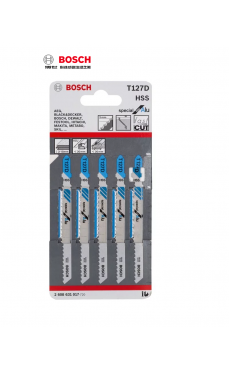 BOSCH T 127D 厚金屬片,管材, 型材,包括鋁(3-15mm) 積梳鋸片 曲線鋸片