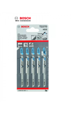 BOSCH T 227D 特別用於曲線切割(3-15mm) 積梳鋸片 曲線鋸片